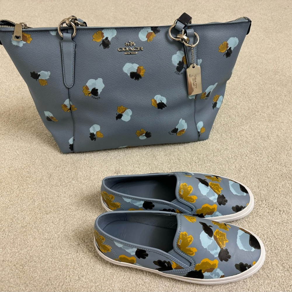 Coach tote bag with shose